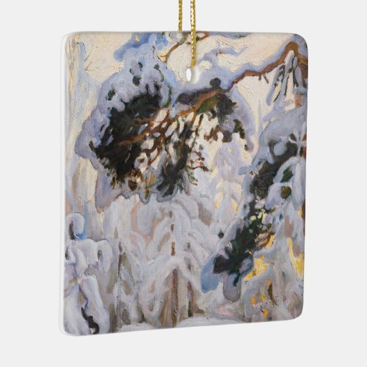 Akseli Gallen-Kallela - Bos in de winter Keramisch Ornament (Rechts)