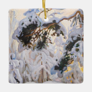 Akseli Gallen-Kallela - Bos in de winter Keramisch Ornament
