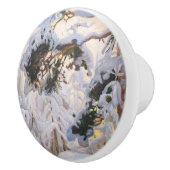 Akseli Gallen-Kallela - Bos in de winter Keramische Knop (Rechts)