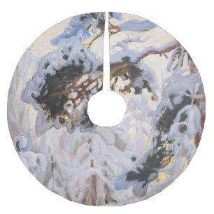 Akseli Gallen-Kallela - Bos in de winter Kerstboom Rok