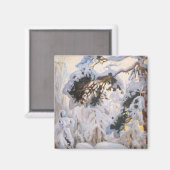 Akseli Gallen-Kallela - Bos in de winter Magneet (Voorkant / Achterkant)