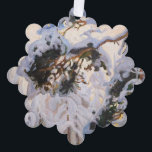 Akseli Gallen-Kallela - Bos in de winter Ornament Kaart<br><div class="desc">Forest in Winter - Akseli Gallen-Kallela,  Oil on Canvas,  1900</div>