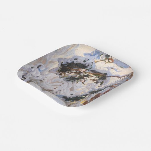 Akseli Gallen-Kallela - Bos in de winter Papieren Bordje (Gebogen)