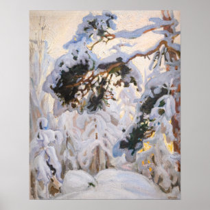 Akseli Gallen-Kallela - Bos in de winter Poster