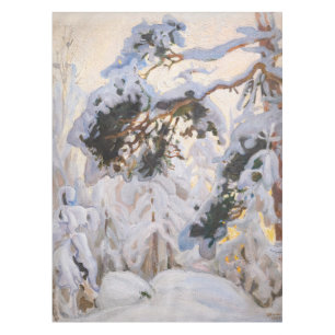 Akseli Gallen-Kallela - Bos in de winter Tafelkleed