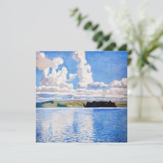 Akseli Gallen-Kallela - Cloud Towers Bedankkaart (Staand voorkant)