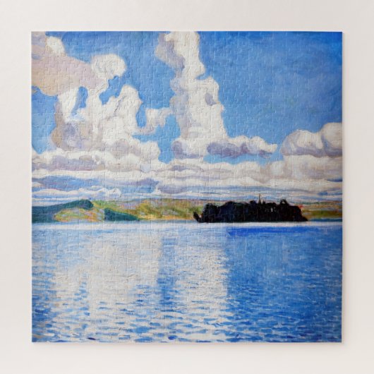 Akseli Gallen-Kallela - Cloud Towers Legpuzzel (Verticaal)