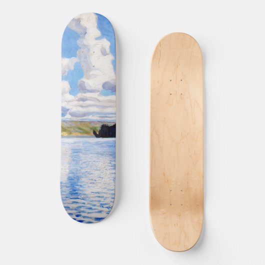 Akseli Gallen-Kallela - Cloud Towers Persoonlijk Skateboard (Voorkant)