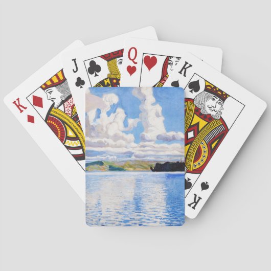 Akseli Gallen-Kallela - Cloud Towers Pokerkaarten (Achterkant)