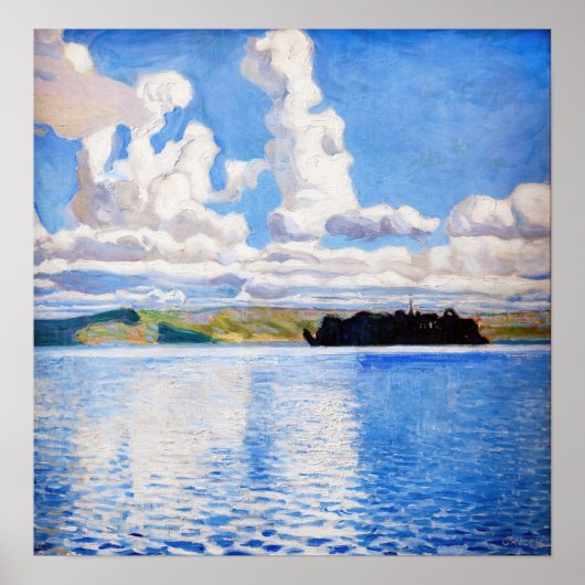Akseli Gallen-Kallela - Cloud Towers Poster (Voorkant)