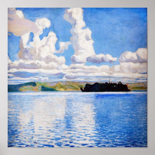Akseli Gallen-Kallela - Cloud Towers Poster (Voorkant)
