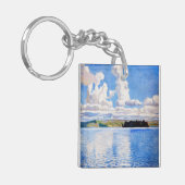 Akseli Gallen-Kallela - Cloud Towers Sleutelhanger (Voorkant Links)