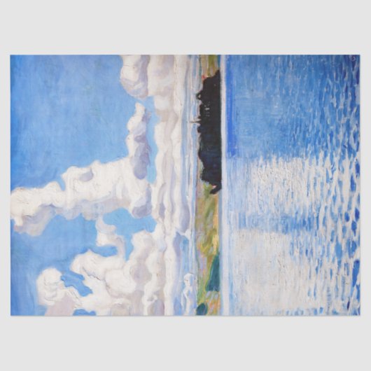 Akseli Gallen-Kallela - Cloud Towers Tissuepapier (Voorkant)