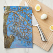 Akseli Gallen-Kallela - Crack Willow en Blue Bird Theedoek (Quarter Fold)