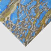 Akseli Gallen-Kallela - Crack Willow en Blue Bird Tissuepapier (Detail)