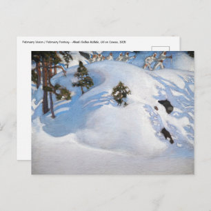 Akseli Gallen-Kallela - Februari Visie Briefkaart