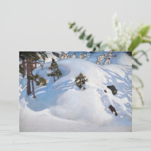 Akseli Gallen-Kallela - Februari Vision Kaart (Staand voorkant)