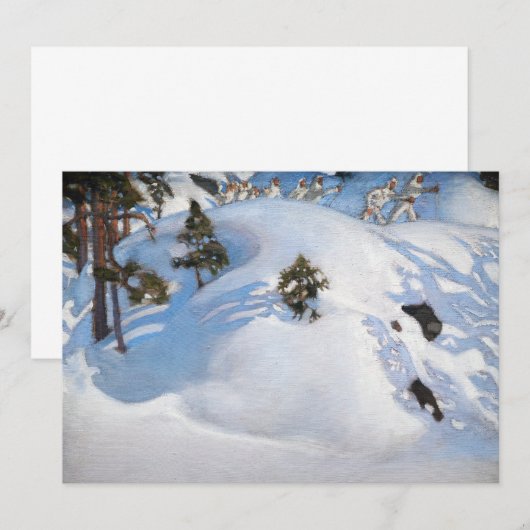 Akseli Gallen-Kallela - Februari Vision Kaart (Voorkant / Achterkant)