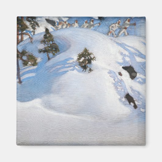 Akseli Gallen-Kallela - Februari Vision Magneet (Voorkant)