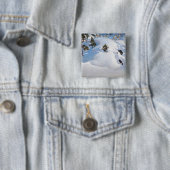 Akseli Gallen-Kallela - Februari Vision Vierkante Button 5,1 Cm (In situ)