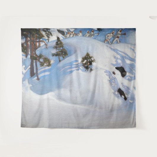 Akseli Gallen-Kallela - Februari Vision Wandkleed (Voorkant (horizontaal))