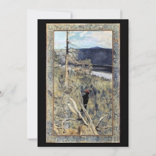 Akseli Gallen-Kallela - Great Black Woodpecker Kaart