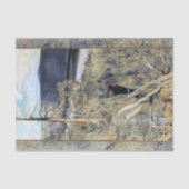 Akseli Gallen-Kallela - Great Black Woodpecker Tissuepapier (Voorkant)