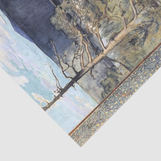 Akseli Gallen-Kallela - Great Black Woodpecker Tissuepapier (Detail)