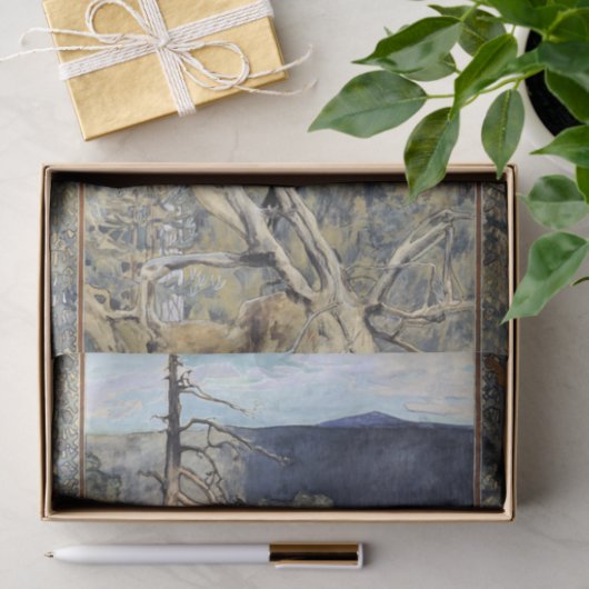 Akseli Gallen-Kallela - Great Black Woodpecker Tissuepapier (Geschenk)