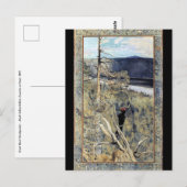 Akseli Gallen-Kallela - Grote Zwarte Specht Briefkaart (Voorkant / Achterkant)