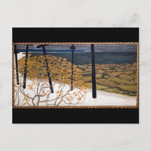 Akseli Gallen-Kallela - Herfst Briefkaart (Voorkant)