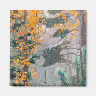 Akseli Gallen-Kallela - Herfstbos Magneet