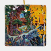 Akseli Gallen-Kallela - Kalela in het najaar Keramisch Ornament (Voorkant)