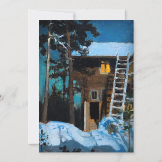 Akseli Gallen-Kallela - Kalela op een winter Kaart (Voorkant)