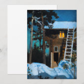 Akseli Gallen-Kallela - Kalela op een winter Kaart (Voorkant / Achterkant)