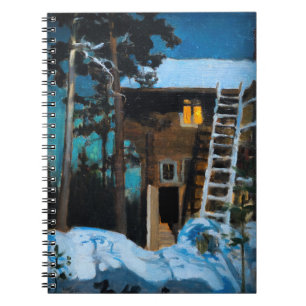 Akseli Gallen-Kallela - Kalela op een winter Notitieboek