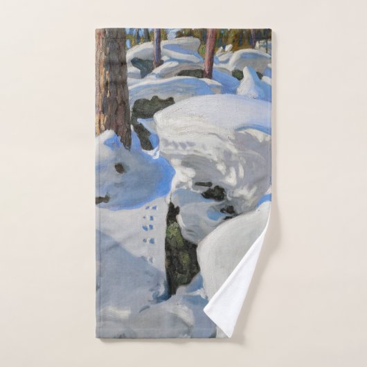 Akseli Gallen-Kallela - Lair of the Lynx Bad Handdoek (Handdoek)