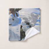 Akseli Gallen-Kallela - Lair of the Lynx Bad Handdoek (Wasdoekje)