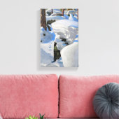 Akseli Gallen-Kallela - Lair of the Lynx Canvas Afdruk (Insitu (Woonkamer))