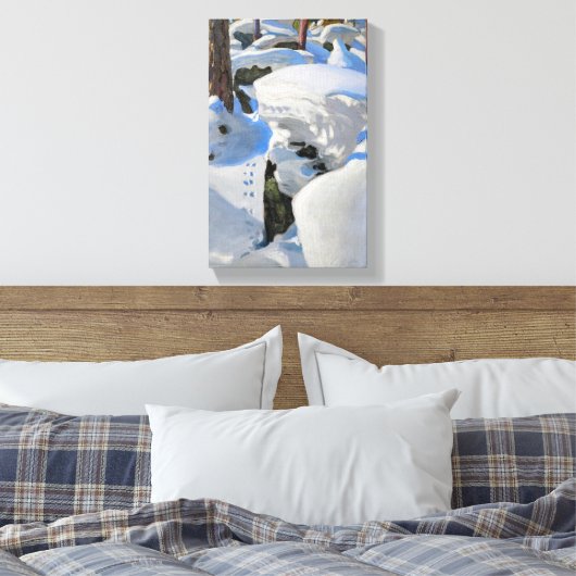 Akseli Gallen-Kallela - Lair of the Lynx Canvas Afdruk (Insitu (Slaapkamer))