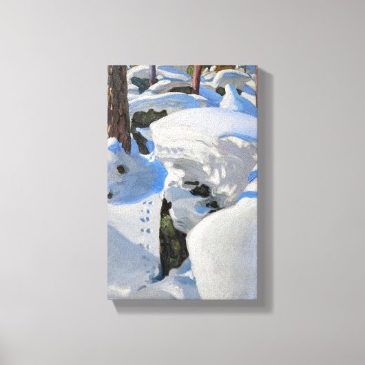 Akseli Gallen-Kallela - Lair of the Lynx Canvas Afdruk (Voorkant)