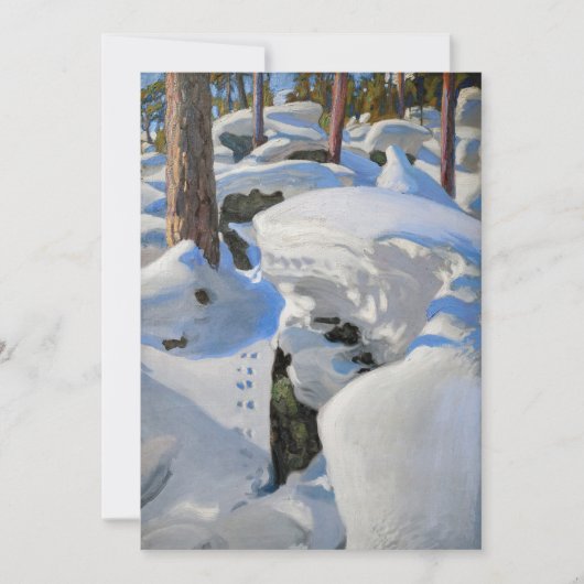 Akseli Gallen-Kallela - Lair of the Lynx Kaart (Voorkant)