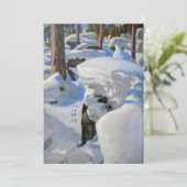 Akseli Gallen-Kallela - Lair of the Lynx Kaart (Staand voorkant)