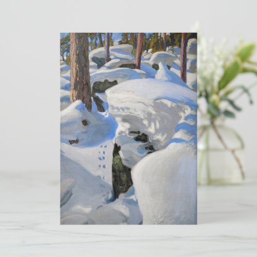 Akseli Gallen-Kallela - Lair of the Lynx Kaart (Staand voorkant)