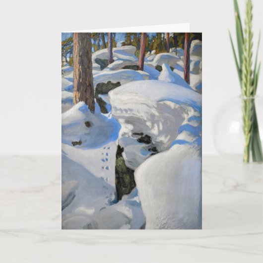 Akseli Gallen-Kallela - Lair of the Lynx Kaart (Voorkant)