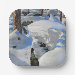 Akseli Gallen-Kallela - Lair of the Lynx Papieren Bordje