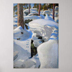 Akseli Gallen-Kallela - Lair of the Lynx Poster