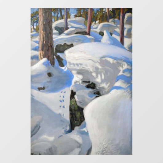 Akseli Gallen-Kallela - Lair of the Lynx Raamsticker (Vel)