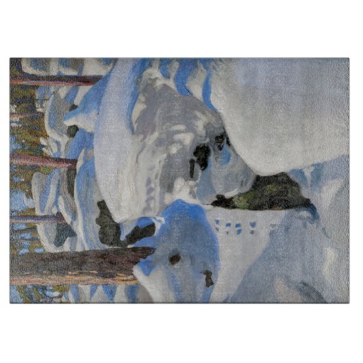 Akseli Gallen-Kallela - Lair of the Lynx Snijplank (Voorkant)