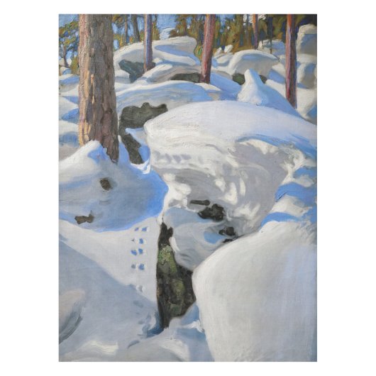 Akseli Gallen-Kallela - Lair of the Lynx Tafelkleed (Voorkant)